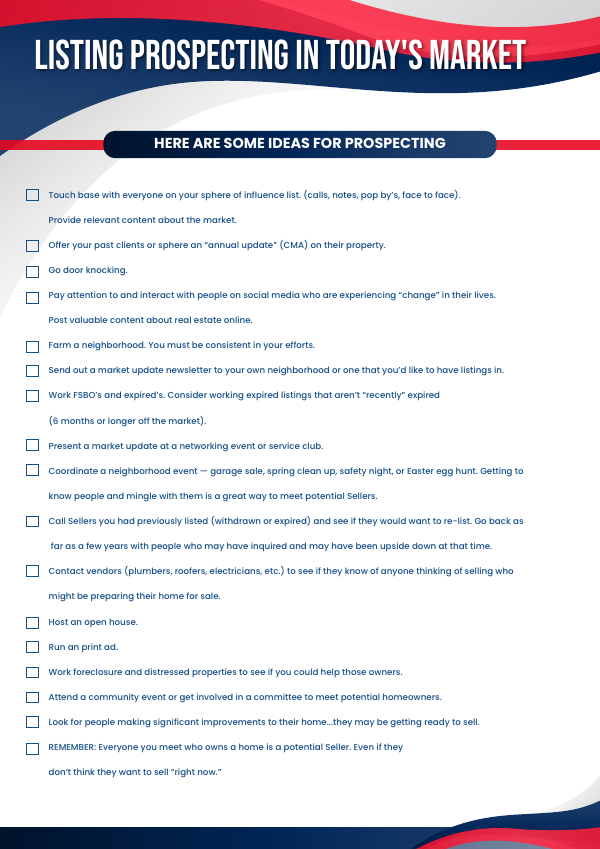 Listing Prospecting in Today's Market preview