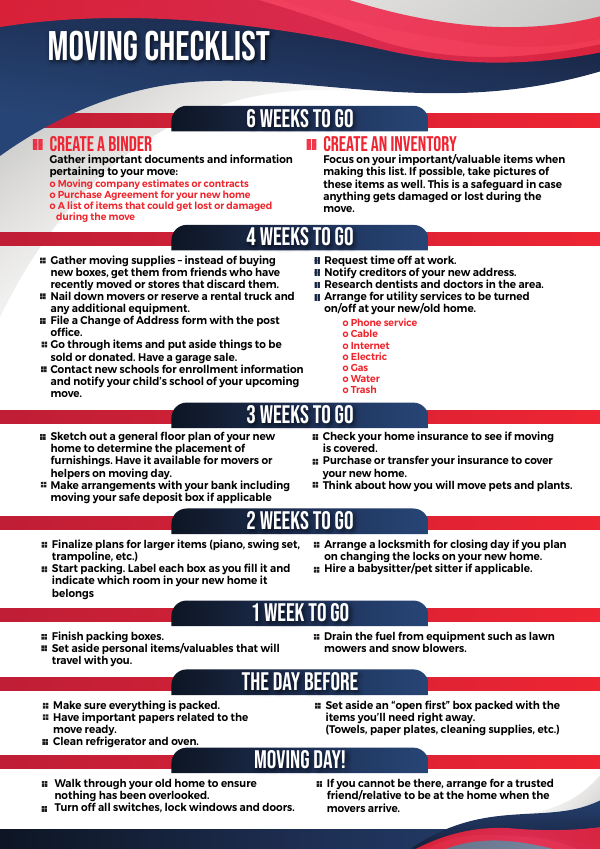 Moving Checklist preview