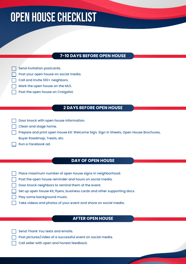 Open House Checklist preview